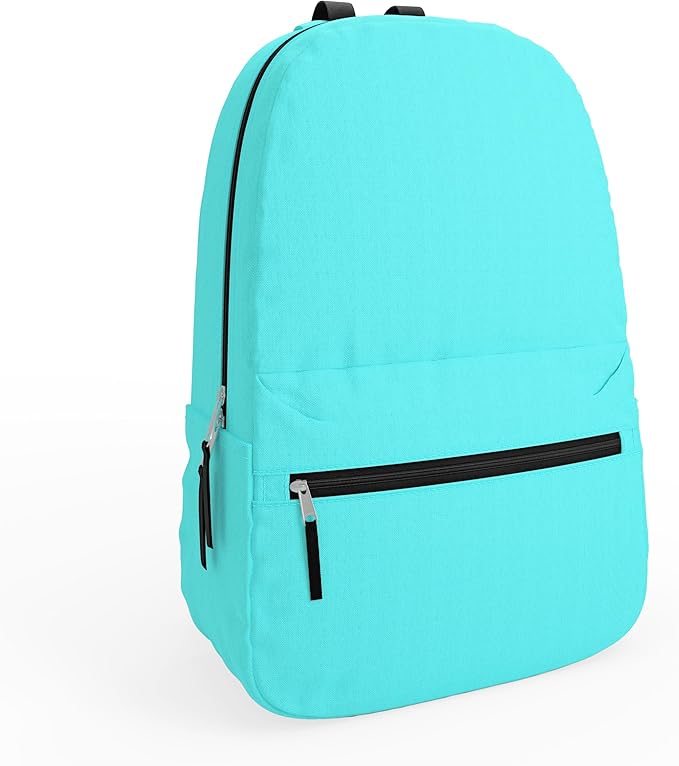10 Pack Bulk Backpacks, Wholesale 17-Inch Lightweight Bookbags for Kids, Adults, School, Classroom, Travel, Gym Supplies with 1 Large, 1 Small Pocket, Perfect for Events, Corporate Bundles, Mix