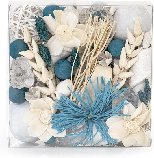 ANDALUCA Maison Box Fragrance Potpourri Decorative Vase & Bowl Filler Home Décor (Linen Breeze)