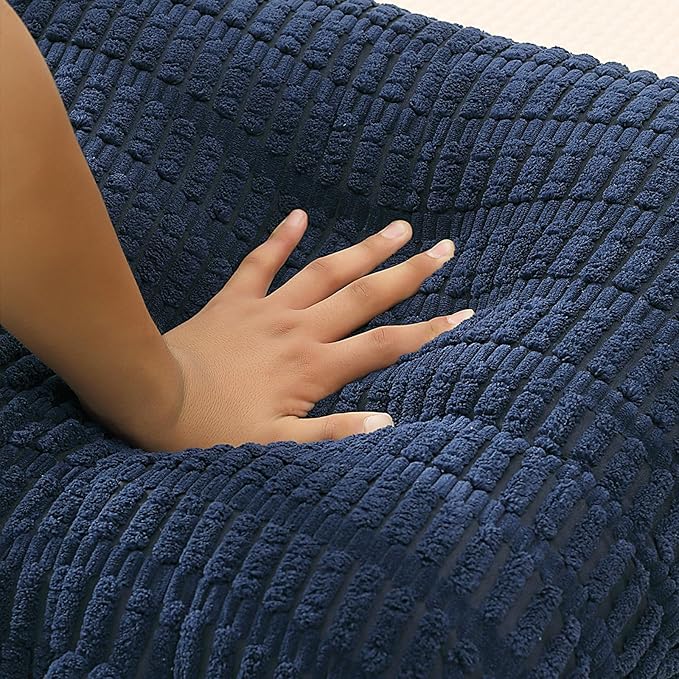Reading Pillow for Sitting in Bed with Arm,Blue Corduroy,M | Sitting Pillow for Teens Back Support,17" Backrest Pillow Supports Reading,Gaming & Relaxing in Bed,Couch,Floor