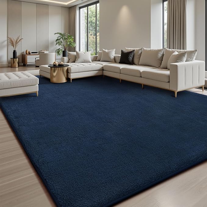Sour Lemon 8x10 Area Rugs for Living Room, Soft Large Area Rug Fluffy Rugs for Bedroom，Machine Washable Area Rug Non Slip Carpet Rug for Living Room Playroom Kids Room Home Decor