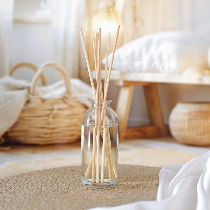 Urban Naturals Lavender & Sandalwood Scented Oil Reed Diffuser Refill | Includes a Free Set of Reed Sticks! 4 oz.