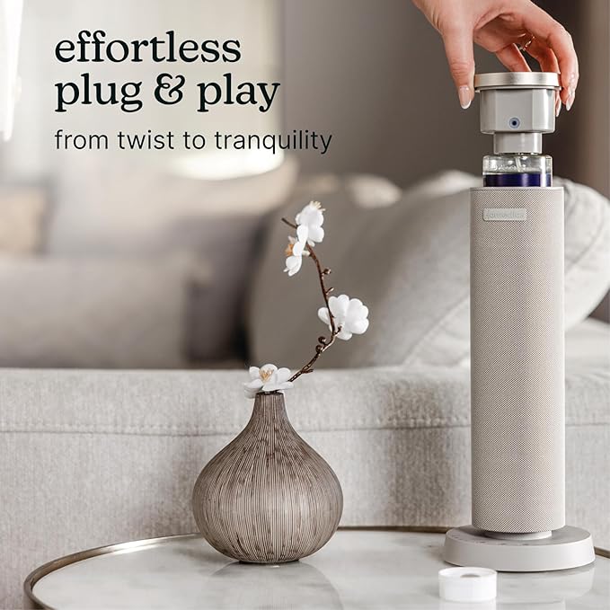 Homedics SereneScent Waterless Diffuser Oil Refill — Amalfi Bliss (120ml). Clean, Safe, Fresh & Floral Home Fragrance. Compatible with SereneScent Diffusers. Easy Twist Plug & Play.