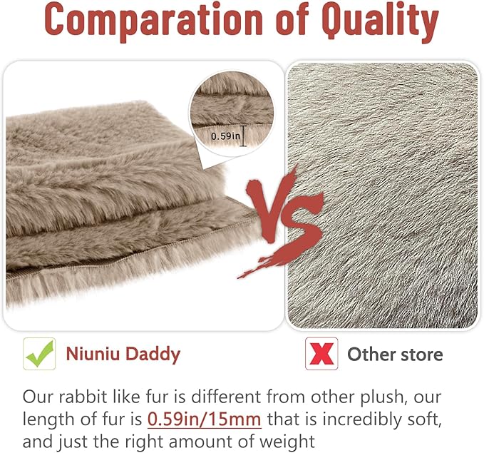 Niuniu Daddy 20" | 3.3 Pound Weighted Bear Stuffed Animals for Adults Kids, Giant Large Teddy Bear Plush Toy, Cute Brown Bear Body Pillow with Soft Fur & Body for Gift Christmas Birthday Holidays