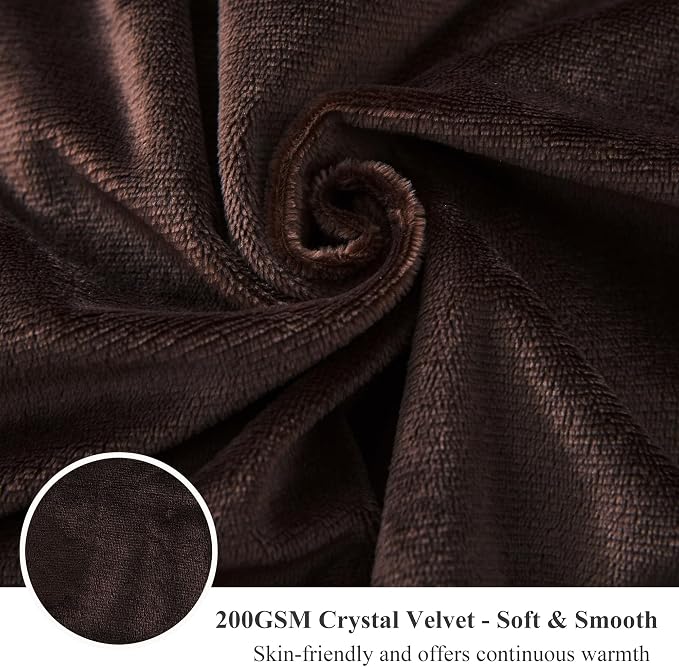 XeGe Plush Shaggy Brown Duvet Cover Set, Luxury Ultra Soft Velvet Fluffy Bedding Sets 2 Pieces(1 Faux Fur Furry Comforter Cover + 1 Fuzzy Faux Fur Pillowcase), Zipper Closure(Twin, Coffee)