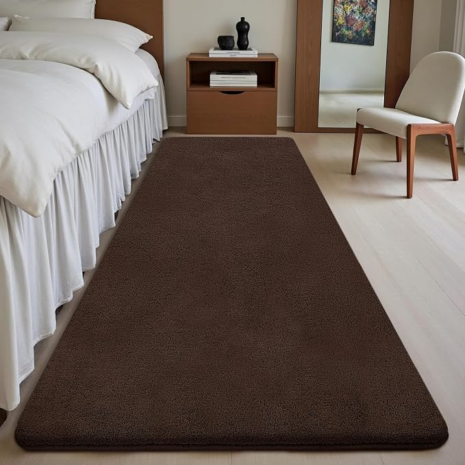 Sour Lemon 2x6 Soft Runner Rugs for Hallways, Bedside Rugs for Bedroom Living Room Area Throw Rug Runner Carpets Non Slip Memory Foam Area Rug for Kids Rooms, Dorm, Home Decor Aesthetic