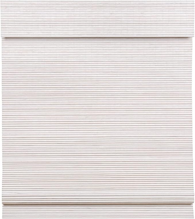 LazBlinds Cordless Bamboo Roman Shades for Windows 33'' W x 60'' H | Protecting Privacy, Real Natural Bamboo Material, Bamboo Blinds for Bedroom Living Room Office Indoor