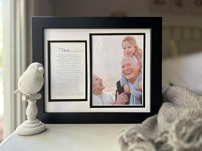 The Grandparent Gift Co. First Great-Grandchild Photo Frame