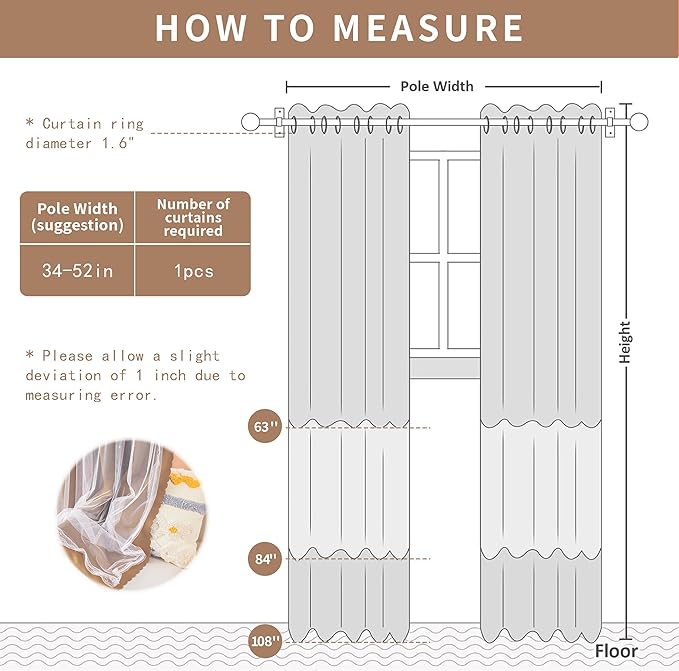 XiDi Blackout Curtains for Bedroom Windows - 72 in Long, 34 in Wide, 2 Panel Brown Unicorn Pattern for Girls & Kids Room Decor