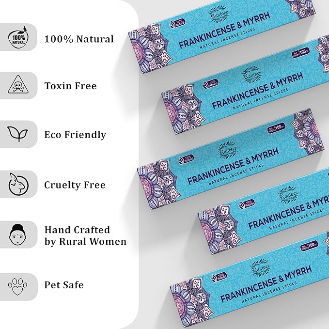 Raajsee Frankincense Sticks (180 gm), Incense Sticks (Pack of 12)