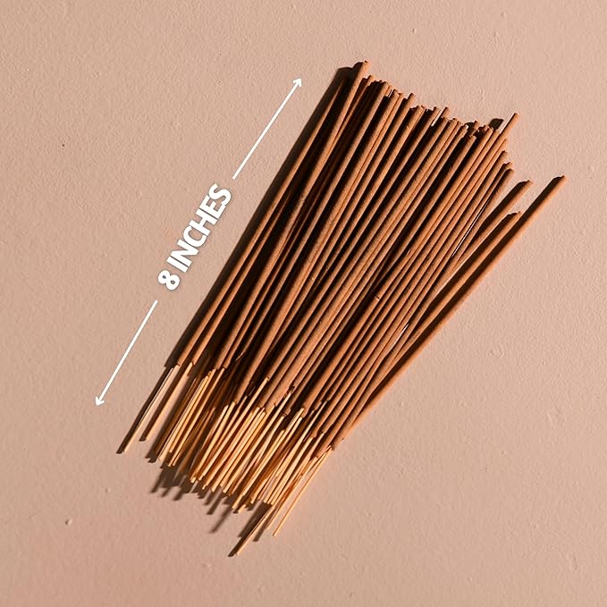 Folkulture Incense Sticks (120 Sticks) | Set of 6 Premium Incense For Home Cleansing, Aromatherapy, Gifts | No Charcoal, Organic, Non Toxic, 45 Mins, Long Burning Palo Santo, Sandalwood Insence-Sticks