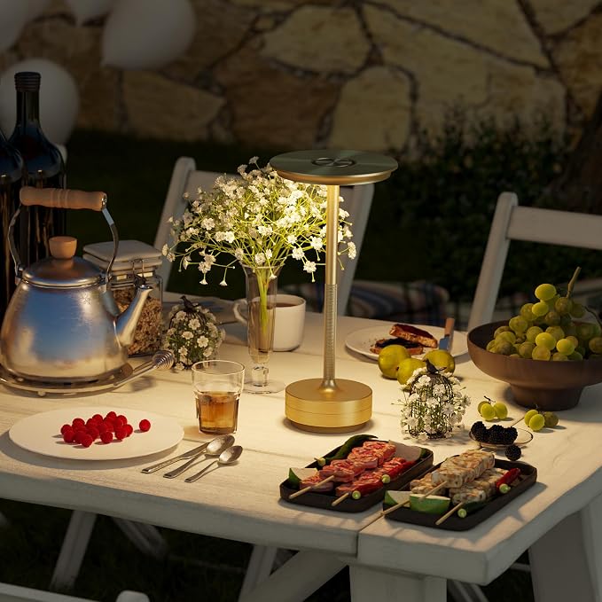 Cordless Rechargeable Table Lamp,LED Portable Touch Battery Table Lights
