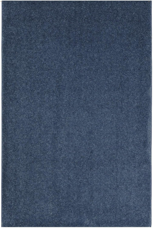 KOECKRITZ Soft and Colorful Kids Classroom Area Rugs (Passes Flammability Pill Test) Many Sizes and Bright Colors to Select from (3' x 12', Navy)