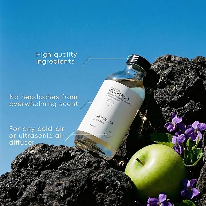 Hotel Diffuser Oil Inspired by The Hilton No.3 Scent - Premium Fragrance Oil No. SA61089182 for Ultrasonic and Waterless Diffusers - 250 mL, 8fl oz