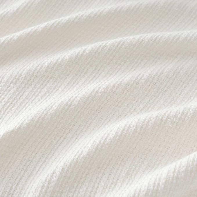 Martha Stewart - Twin Bed Blanket, 100% Cotton Textured Basket Weave Bedding, Breathable & Lightweight Blanket for Couch or Bed, Bedford Tile White