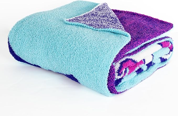 Marvel Spidey & His Amazing Friends Ghost Spider Feather Knit Fluffy Throw Blanket - Gwen Stacy Fuzzy Blanket Measures 50 x 60 inch, Super Soft Lightweight Bedding