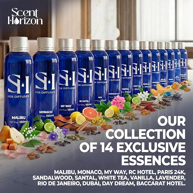 Inspired by 6-Star Hotel Monaco MC01 Hotel Diffuser Oil | 5.07 Fl oz (150 ml), Hotel Scent Oil for Ultrasonic & Waterless Diffusers, Luxury Highly Concentrated Fragrance Oil