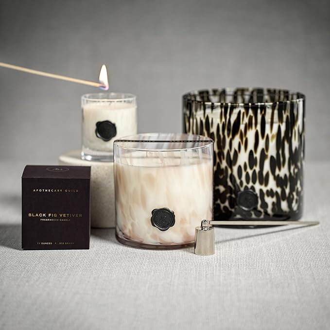 Zodax Apothecary Guild Scented Opal Glass Jar Candle- 50 oz/3-Wick - Rio de Janeiro