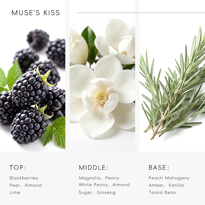 Hotel Diffuser Oil Muse's Kiss Scent - Premium Fragrance Oil for Ultrasonic and Waterless Diffuser - 120 mL, 4 fl oz