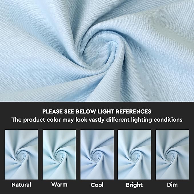 Encasa XO Throw Pillow Covers 20x20 in Set of 2 Ice Blue | No Inserts | Cotton Pillow Covers for Living Room, Bed, Sofa, Couch | Decorative Cushion Covers with Improved Zipper