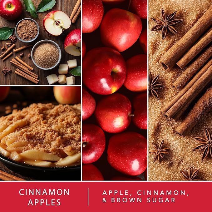 Scentsationals Fall Wax Melts Home Sweet Home 4pk – Long Lasting, Strong Scent Melts for Warmers, Includes Cuddle Up, Cinnamon Apples, Salted Caramel Butter Cream & Farmhouse Cookies, 10oz (24 Cubes)
