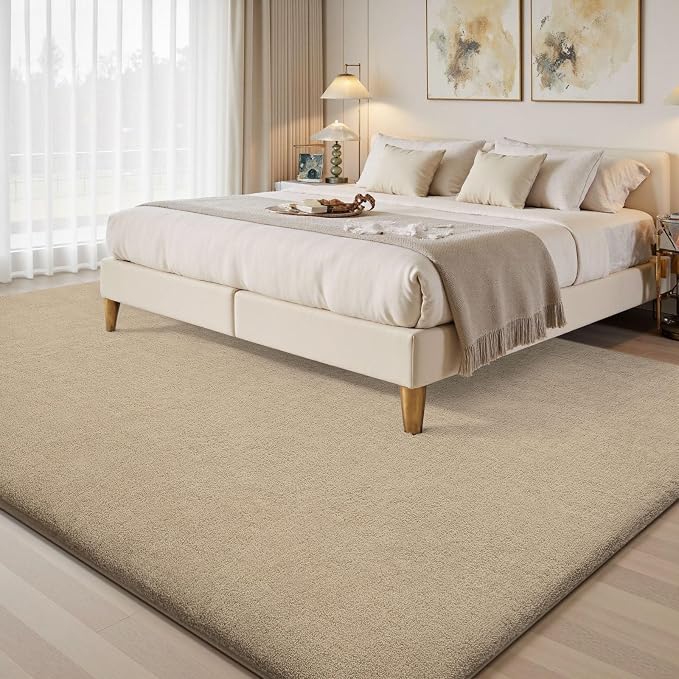 Sour Lemon 9x12 Area Rugs for Living Room, Soft Large Area Rug Fluffy Rugs for Bedroom，Machine Washable Area Rug Non Slip Carpet Rug for Living Room Playroom Kids Room Home Decor