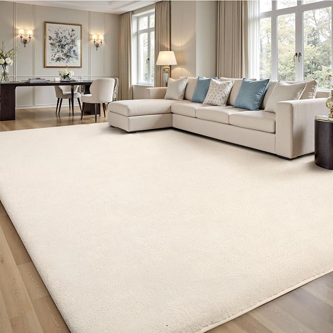 Sour Lemon 10x14 Area Rugs for Living Room, Soft Large Area Rug Fluffy Rugs for Bedroom，Machine Washable Area Rug Non Slip Carpet Rug for Living Room Playroom Kids Room Home Decor