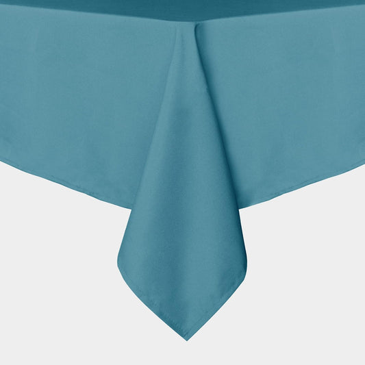 sancua Rectangle Tablecloth - 70 x 108 Inch - Stain and Wrinkle Resistant Washable Polyester Table Cloth, Decorative Fabric Table Cover for Dining Tables, Buffet Parties and Camping, Teal