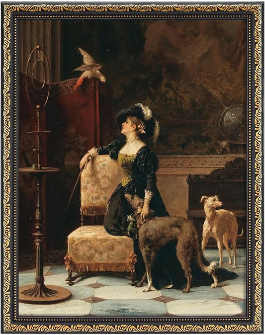 TWING 11x14 Picture Frame,Display 8x10 Photo with Mat or 11x14 without Mat,Ornate Vintage 11 x 14 Photo Frames for Wall Mounting,Black Gold,1 Pack