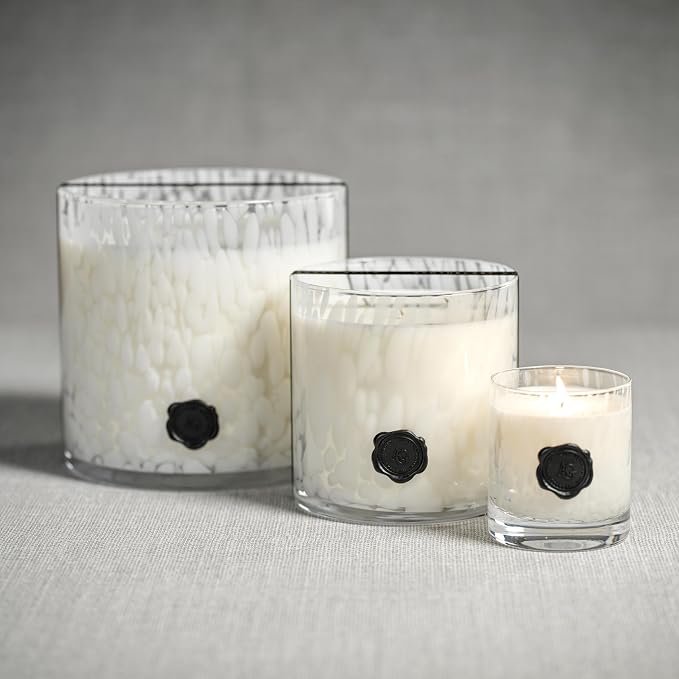 Zodax Apothecary Guild Scented Opal Glass Jar Candle - 128 oz/5-Wick - Gardenia