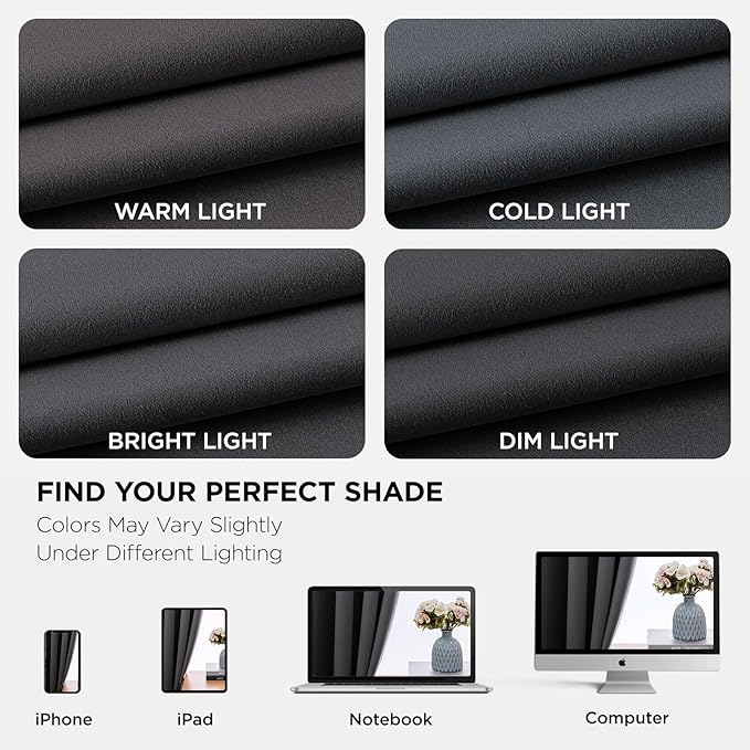 Joydeco Blackout Curtains 72 Inch Length 2 Panels Set, Thermal Insulated Long Drapes 2 Burg, Room Darkening Grommet Curtains for Living Room Bedroom Window