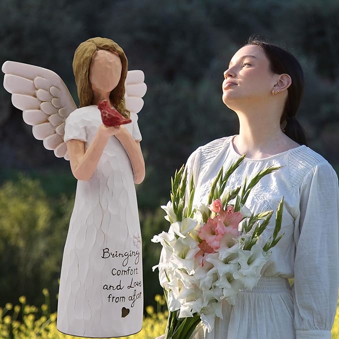 Cardinal Gifts for Women, Cardinal Decor, Sympathy Gifts for Loss of Loved One, Grief Gift for Women, Sculpted Hand-Painted Figurine