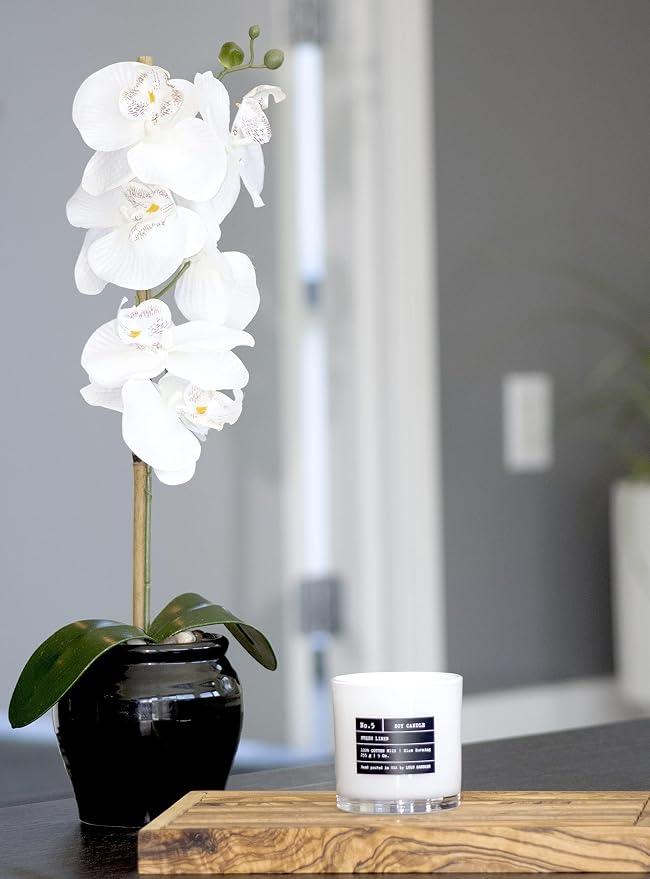 Lulu Candles | Fresh Linen | Luxury Scented Soy Jar Candle | Hand Poured in The USA | Highly Scented & Long Lasting (9 Oz. 2 Pack)