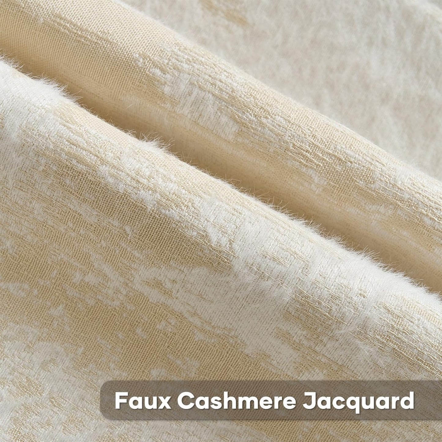 FUTEI Yellow White Decorative Throw Pillow Covers 12x20 Inch Set of 2,Soft Faux Cashmere Jacquard - Textured & Cozy Pillow Case,Modern Home Decor for Couch Bed Living Room