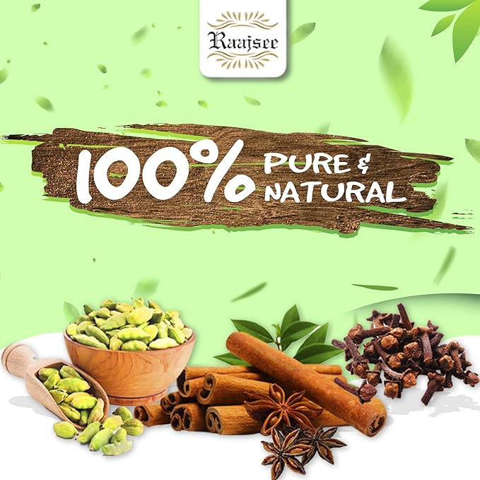 Raajsee Palo Santo Incense Sticks, Holy Wood Aroma for Energy Cleansing & Meditation Organic Non Toxic Clean Burning - Natural, Long-Lasting Incense – 100 gm Pack