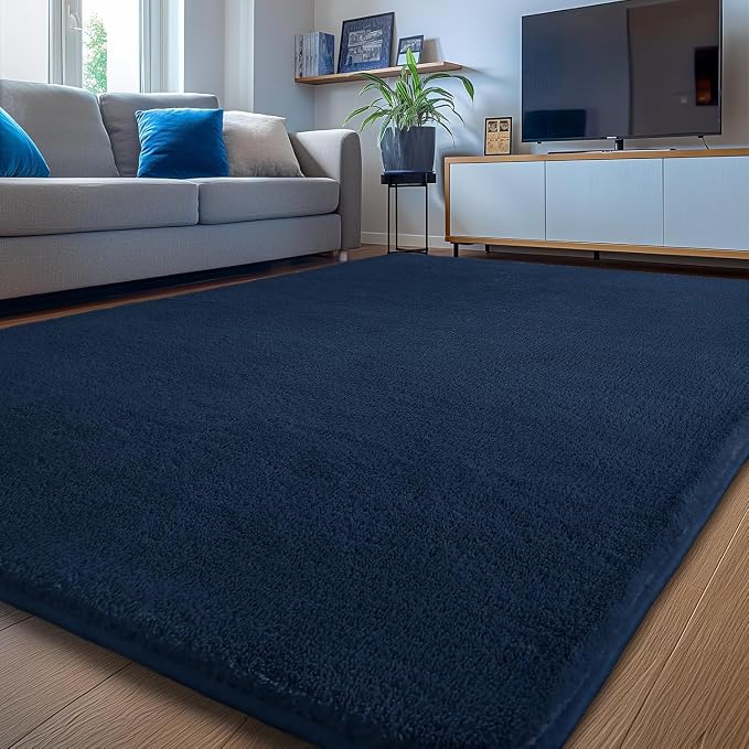 Sour Lemon 4x6 Area Rugs for Living Room, Soft Area Rug Fluffy Rugs for Bedroom，Machine Washable Area Rug Non Slip Carpet Rug for Living Room Playroom Kids Room Home Decor