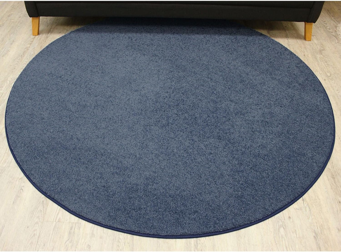 KOECKRITZ Soft and Colorful Kids Classroom Area Rugs (Passes Flammability Pill Test) Many Sizes and Bright Colors to Select from (8' Round, Navy)