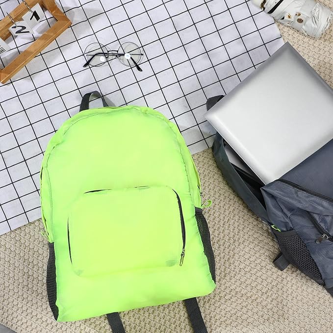 Jexine 10 Pcs Backpacks in Bulk 16.5 Inches Back Pack Basic Backpack for Adult Lightweight Outdoor Travel Book Bags(Multicolor)