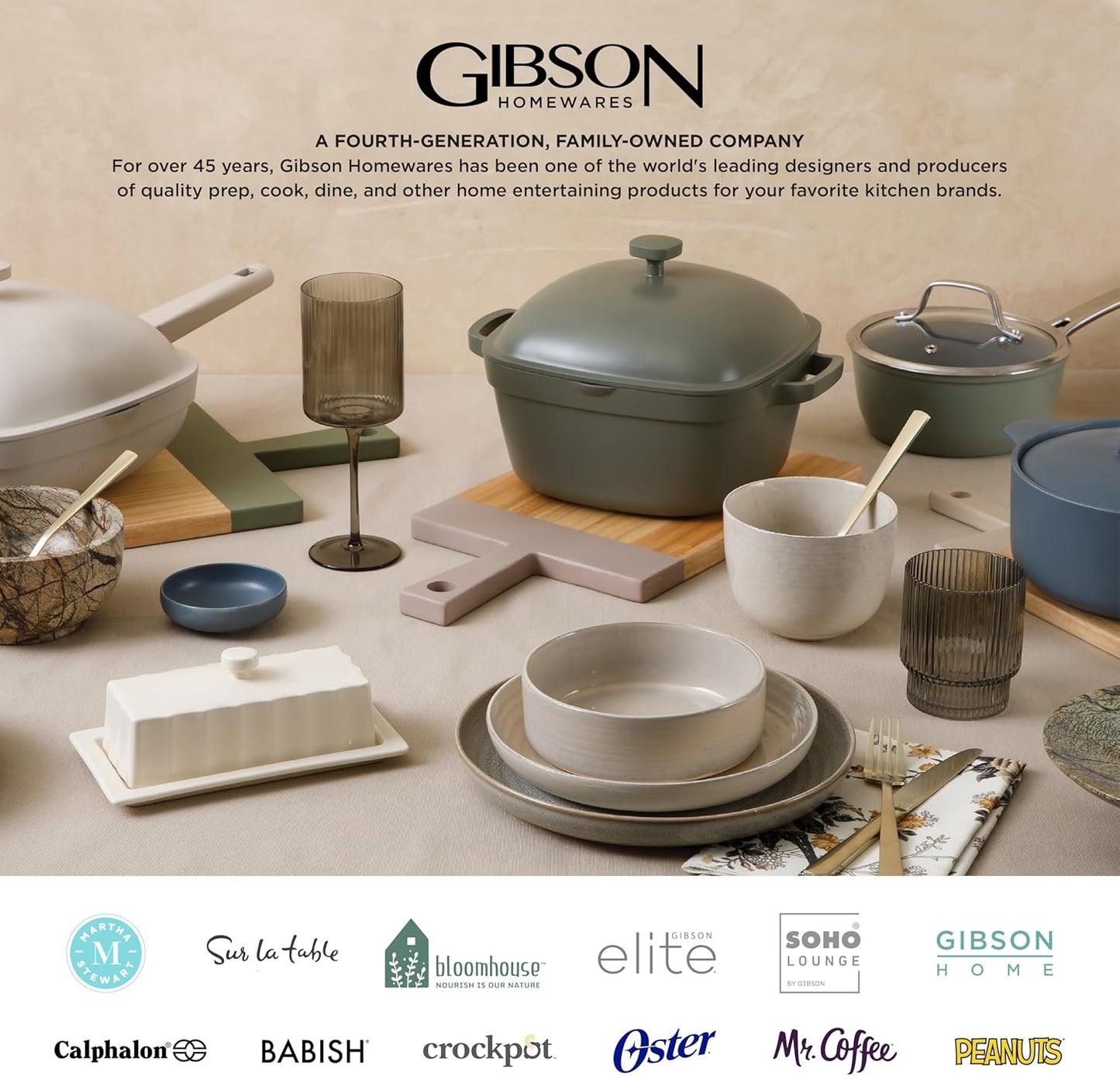 Gibson 99813.16R Elite Soho Lounge 16 Piece Reactive Glaze Dinnerware Set, Teal/Black Tutone