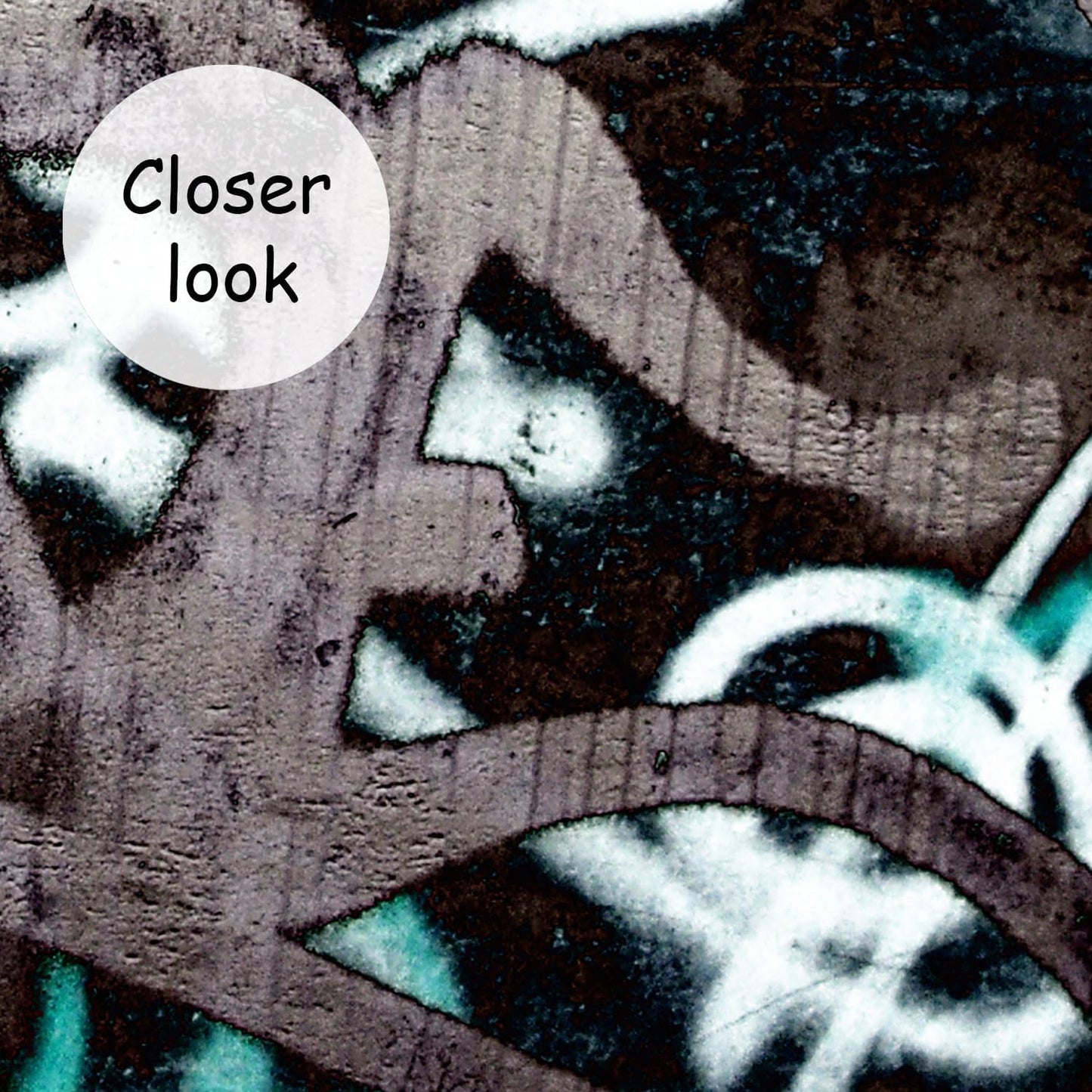 AFZEVEB-Black and White Art Graffiti Wallpaper Wall murals for Bathroom 159"x107" (Not Peel and Stick)