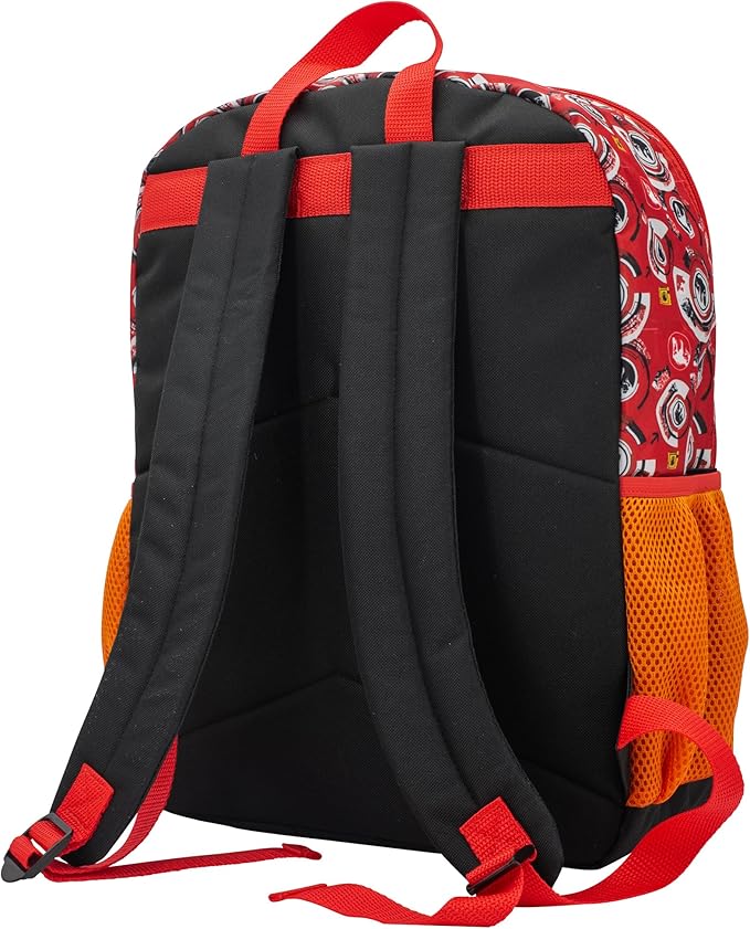 AI ACCESSORY INNOVATIONS Jurassic World 5 PC Backpack Set, Girls & Boys Big Face School Bag 16” with Front Zip Pocket