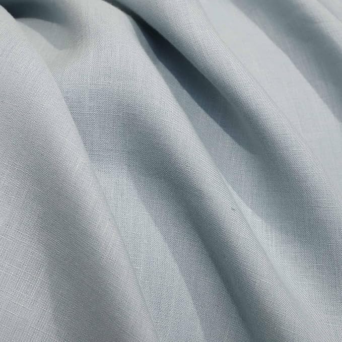 Linen Pillow Cases King Size Set of 2,100% French Linen Pillowcase Soft Breathable Envelope Pillow Cover Home Decor Gift for Women(Light Blue,20x40)