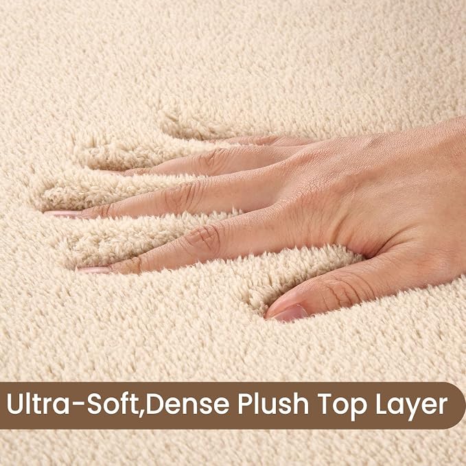 Sour Lemon 6x9 Area Rugs for Living Room, Soft Large Area Rug Fluffy Rugs for Bedroom，Machine Washable Area Rug Non Slip Carpet Rug for Living Room Playroom Kids Room Home Decor