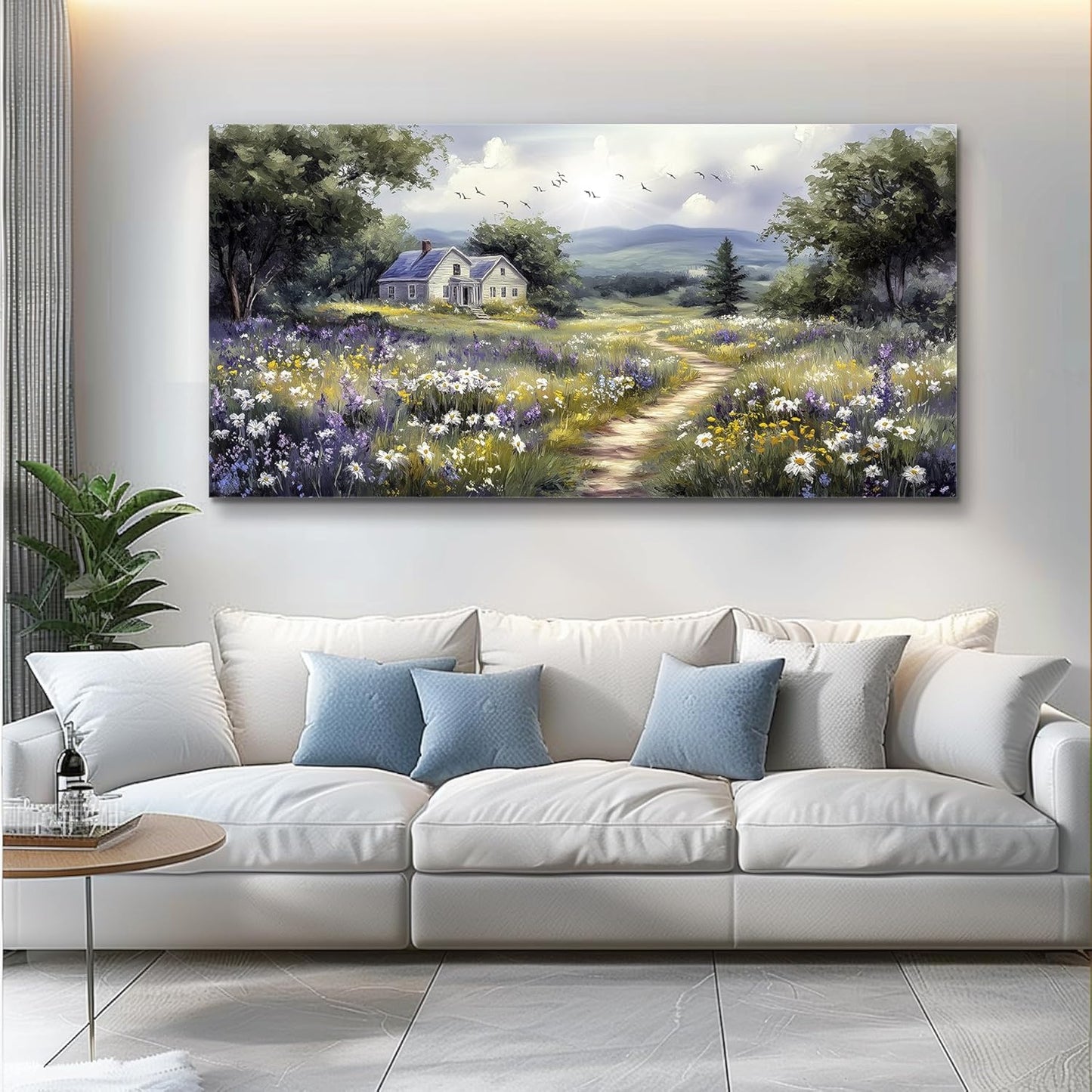Canvas Wall Art for Living Room Wall Decor for Bedroom Office Wall Decoration Garden Painting Artwork Room Aesthetic Home Decor 20x40 in