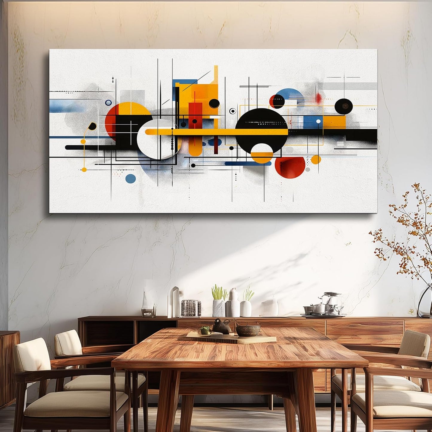 Canvas Wall Art for Living Room Large Wall Decor for Office Bedroom Decorations Color Line Painting Artwork Room Wall Mural Aesthetic Home Decor 30x60 in