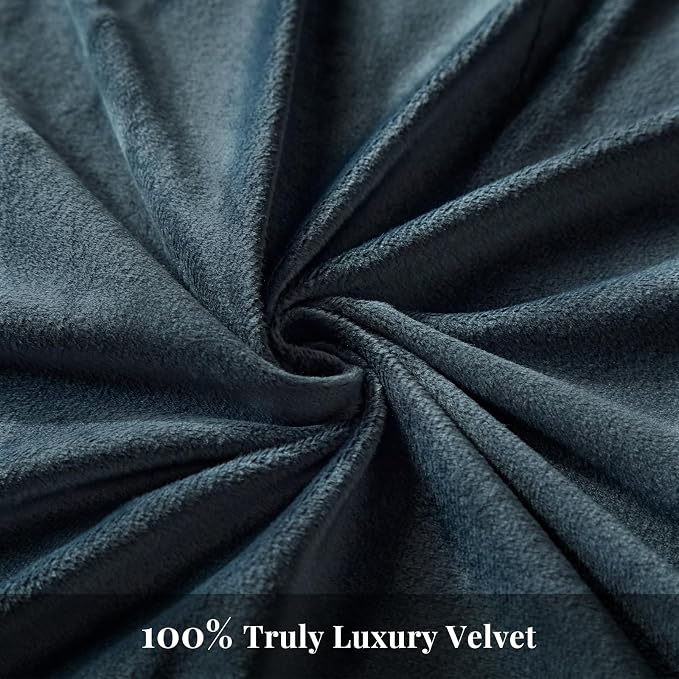 WARMDERN Dark Grey Flannel Velvet Duvet Cover King Size Duvet Cover Bedding Sets, 3pcs Ultra Soft Luxury Textured Modern Crystal Velvet Duvet Covers with Zipper Closure(Dark Grey, King)