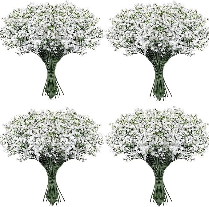 LYLYFAN Babys Breath Artificial Flowers,30 Pcs Gypsophila Faux Flowers for Wedding Party Home Garden Decoration