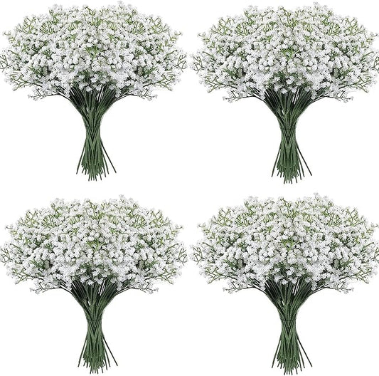 LYLYFAN Babys Breath Artificial Flowers,30 Pcs Gypsophila Faux Flowers for Wedding Party Home Garden Decoration