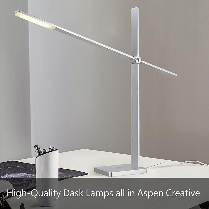 Aspen Creative 40185-11, 27-1/2" High Transitional Ceramic Table Lamp, Brown & Blue and Hardback Empire Shaped Lamp Shade in White, 15-1/2" Wide
