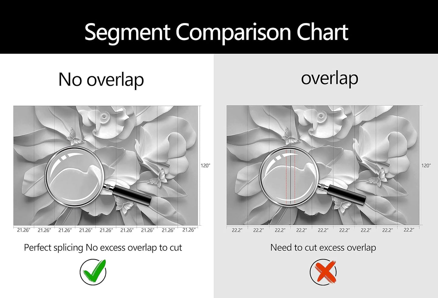 WFBHUA-3d Gray Floral Wallpaper Mural Black and White Embossed Peony Flowers Butterfly Wallpaper for Living Room Bedroom(Not Peel and Stick)