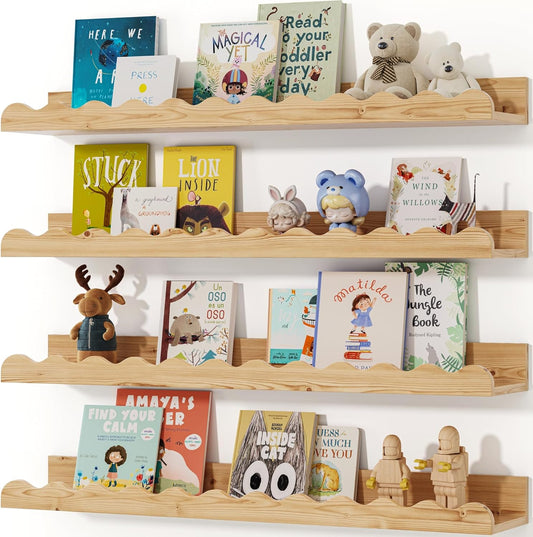 Nusery Shelves (23 Inches, Wood)